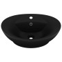 Lavabo lujoso con rebosadero cerámica negro mate 58,5x39 cm de vidaXL, Lavabos - Ref: Foro24-146942, Precio: 82,75 €, Descuen...