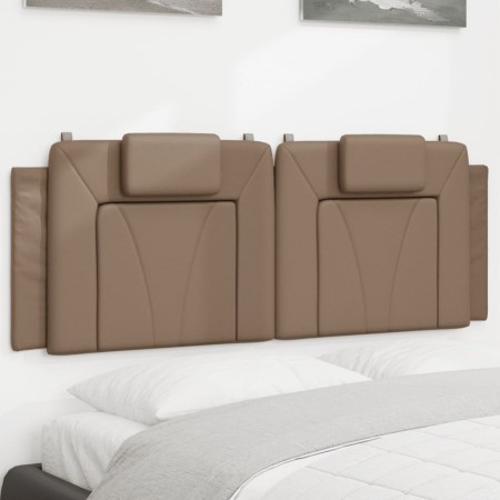 Gepolstertes Bettkopfteil aus Cappuccino-Kunstleder, 140 cm von , Kopf- und Fußteile - Ref: Foro24-374794, Preis: 46,99 €, Ra...