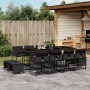 Garden dining set with cushions 13 pieces black synthetic rattan by , Garden sets - Ref: Foro24-3278106, Price: 876,86 €, Dis...