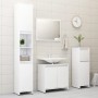 Bathroom cabinet in white glossy plywood, 30x30x95 cm. by vidaXL, Bathroom furniture - Ref: Foro24-802666, Price: 57,09 €, Di...