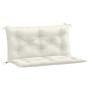 Cushions for garden bench 2 units cream melange fabric 100x50x7 cm by , Cushions for chairs and sofas - Ref: Foro24-4002588, ...