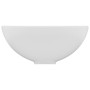 Lavabo de lujo redondo cerámica blanco mate 32,5x14 cm de vidaXL, Lavabos - Ref: Foro24-146965, Precio: 80,42 €, Descuento: %