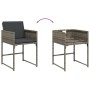 Set comedor jardín 9 pzas y cojines ratán sintético gris de , Conjuntos de jardín - Ref: Foro24-3278089, Precio: 499,83 €, De...