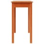 Mesa consola de madera maciza de pino marrón cera 80x40x75 cm de , Mesas auxiliares - Ref: Foro24-847173, Precio: 57,44 €, De...