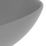 Light gray ceramic round bathroom sink by vidaXL, Sinks - Ref: Foro24-146982, Price: 49,74 €, Discount: %