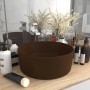 Matte dark brown ceramic round luxury washbasin 40x15 cm by vidaXL, Sinks - Ref: Foro24-147017, Price: 62,97 €, Discount: %