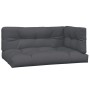 Garden pallet sofa set with 4 acacia wood cushions. by , Outdoor sofas - Ref: Foro24-3209499, Price: 686,69 €, Discount: %