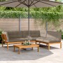 Set aus Gartenpaletten-Sofas und -Kissen 4 Stück Akazienholz von , Outdoor-Sofas - Ref: Foro24-3209503, Preis: 686,05 €, Raba...