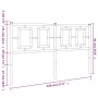 Kopfteil aus schwarzem Metall, 140 cm von , Kopf- und Fußteile - Ref: Foro24-374274, Preis: 50,63 €, Rabatt: %