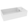 Lavabo con rebosadero cerámica blanco mate de vidaXL, Lavabos - Ref: Foro24-146987, Precio: 79,86 €, Descuento: %