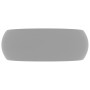 Matte light gray round ceramic luxury washbasin 40x15 cm by vidaXL, Sinks - Ref: Foro24-147004, Price: 61,61 €, Discount: %