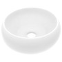 Lavabo de lujo redondo cerámica blanco mate 40x15 cm de vidaXL, Lavabos - Ref: Foro24-146998, Precio: 74,86 €, Descuento: %