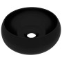 Lavabo de lujo redondo cerámica negro mate 40x15 cm de vidaXL, Lavabos - Ref: Foro24-147008, Precio: 80,95 €, Descuento: %