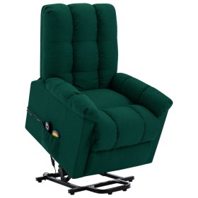 Dark green fabric lifting massage chair by vidaXL, Electric massage chairs - Ref: Foro24-321396, Price: 443,99 €, Discount: %