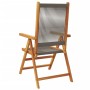 Reclining garden chairs 6 pcs solid acacia wood grey by , Garden chairs - Ref: Foro24-3214533, Price: 483,36 €, Discount: %