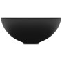 Matte black round ceramic luxury washbasin 32.5x14 cm by vidaXL, Sinks - Ref: Foro24-146975, Price: 72,18 €, Discount: %