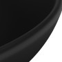 Matte black round ceramic luxury washbasin 32.5x14 cm by vidaXL, Sinks - Ref: Foro24-146975, Price: 72,18 €, Discount: %