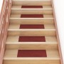 Self-adhesive stair mat 15 pcs red 60x25 cm by , Stair mats - Ref: Foro24-326916, Price: 35,85 €, Discount: %