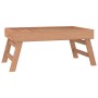 Bandeja plegable madera maciza de teca 55x35x25 cm de , Bandejas - Ref: Foro24-340762, Precio: 41,99 €, Descuento: %