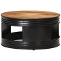 Solid acacia wood black coffee table 68x68x36 cm by , Coffee table - Ref: Foro24-321933, Price: 191,99 €, Discount: %