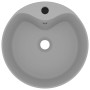 Lavabo lujoso con rebosadero cerámica gris claro mate 36x13 cm de vidaXL, Lavabos - Ref: Foro24-147037, Precio: 67,82 €, Desc...