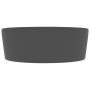 Luxurious sink with matte dark gray ceramic overflow 36x13 cm by vidaXL, Sinks - Ref: Foro24-147038, Price: 63,80 €, Discount: %