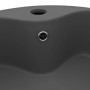 Luxurious sink with matte dark gray ceramic overflow 36x13 cm by vidaXL, Sinks - Ref: Foro24-147038, Price: 63,80 €, Discount: %