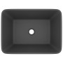 Matte dark gray ceramic luxury washbasin 41x30x12 cm by vidaXL, Sinks - Ref: Foro24-147049, Price: 65,80 €, Discount: %