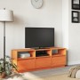 Solid pine wood TV stand, brown wax 140x37x50 cm by , TV Furniture - Ref: Foro24-847122, Price: 168,26 €, Discount: %