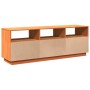 Solid pine wood TV stand, brown wax 140x37x50 cm by , TV Furniture - Ref: Foro24-847122, Price: 168,26 €, Discount: %