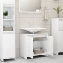 Glossy white plywood bathroom cabinet 60x33x61 cm by vidaXL, Bathroom furniture - Ref: Foro24-802648, Price: 53,98 €, Discoun...