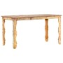 Recycled solid wood dining table 140x70x76 cm by , Kitchen and dining tables - Ref: Foro24-286489, Price: 240,99 €, Discount: %