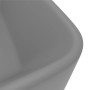 Luxury matte light gray ceramic washbasin 41x30x12 cm by vidaXL, Sinks - Ref: Foro24-147048, Price: 65,80 €, Discount: %