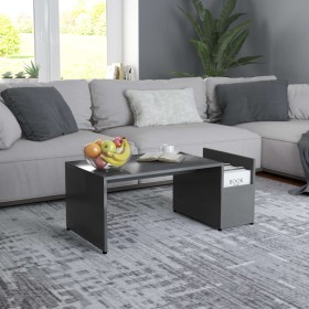 Gray plywood coffee table 90x45x35 cm by vidaXL, Coffee table - Ref: Foro24-802923, Price: 41,33 €, Discount: %