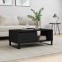 Black plywood coffee table 90x50x36.5 cm by , Coffee table - Ref: Foro24-830573, Price: 71,99 €, Discount: %