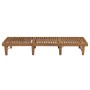 Tumbona plegable con cojín madera maciza de acacia de , Tumbonas - Ref: Foro24-3064167, Precio: 216,13 €, Descuento: %