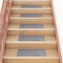 Self-adhesive stair tread mat, 15 units, light gray, 60x25 cm by , Stair mats - Ref: Foro24-326915, Price: 37,16 €, Discount: %