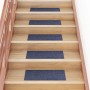 Self-adhesive stair tread mat 15 units gray blue 60x25 cm by , Stair mats - Ref: Foro24-326917, Price: 35,99 €, Discount: %