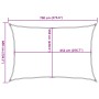 Toldo de vela poliéster oxford 100% arena 7x6 m de , Sombrillas - Ref: Foro24-4000582, Precio: 115,28 €, Descuento: %