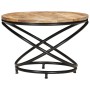 Black rough mango solid wood coffee table 60x60x40 cm by , Coffee table - Ref: Foro24-321935, Price: 152,25 €, Discount: %