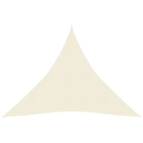 HDPE cream sail awning 160 g/m² 6x6x6 m by , Umbrellas - Ref: Foro24-311212, Price: 39,99 €, Discount: %