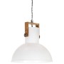 Round industrial pendant lamp mango 25 W white 52 cm E27 by vidaXL, Lamps - Ref: Foro24-320844, Price: 96,17 €, Discount: %