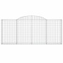 Gabion baskets 5 pcs arch shape iron 300x30x120/140 cm by , Pots and planters - Ref: Foro24-3146542, Price: 593,98 €, Discoun...