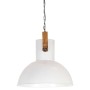 Round industrial pendant lamp mango 25 W white 52 cm E27 by vidaXL, Lamps - Ref: Foro24-320844, Price: 96,17 €, Discount: %