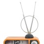 Orange and black iron and MDF table clock 25x11x48 cm by vidaXL, Desk and shelf clocks - Ref: Foro24-321479, Price: 29,38 €, ...