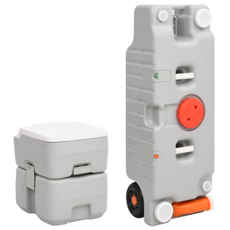 Portable toilet and water tank set for camping by , Camping and hiking - Ref: Foro24-3186657, Price: 320,25 €, Discount: %