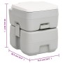 Portable toilet and water tank set for camping by , Camping and hiking - Ref: Foro24-3186657, Price: 320,25 €, Discount: %