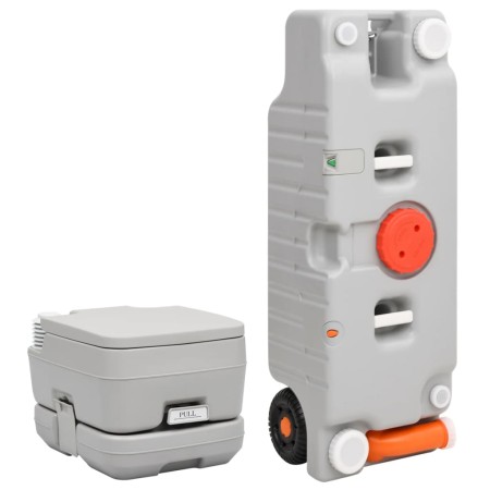 Portable toilet and water tank set for camping by , Camping and hiking - Ref: Foro24-3186655, Price: 280,73 €, Discount: %