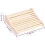 Reposacabezas para sauna madera maciza de pino de vidaXL, Accesorios de sauna - Ref: Foro24-51690, Precio: 49,42 €, Descuento: %