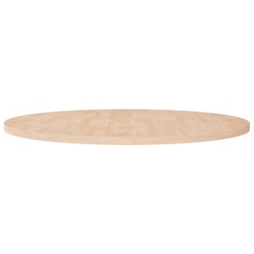 Round oak wood untreated table top Ø90x2.5cm by , Table tops - Ref: Foro24-342906, Price: 114,91 €, Discount: %